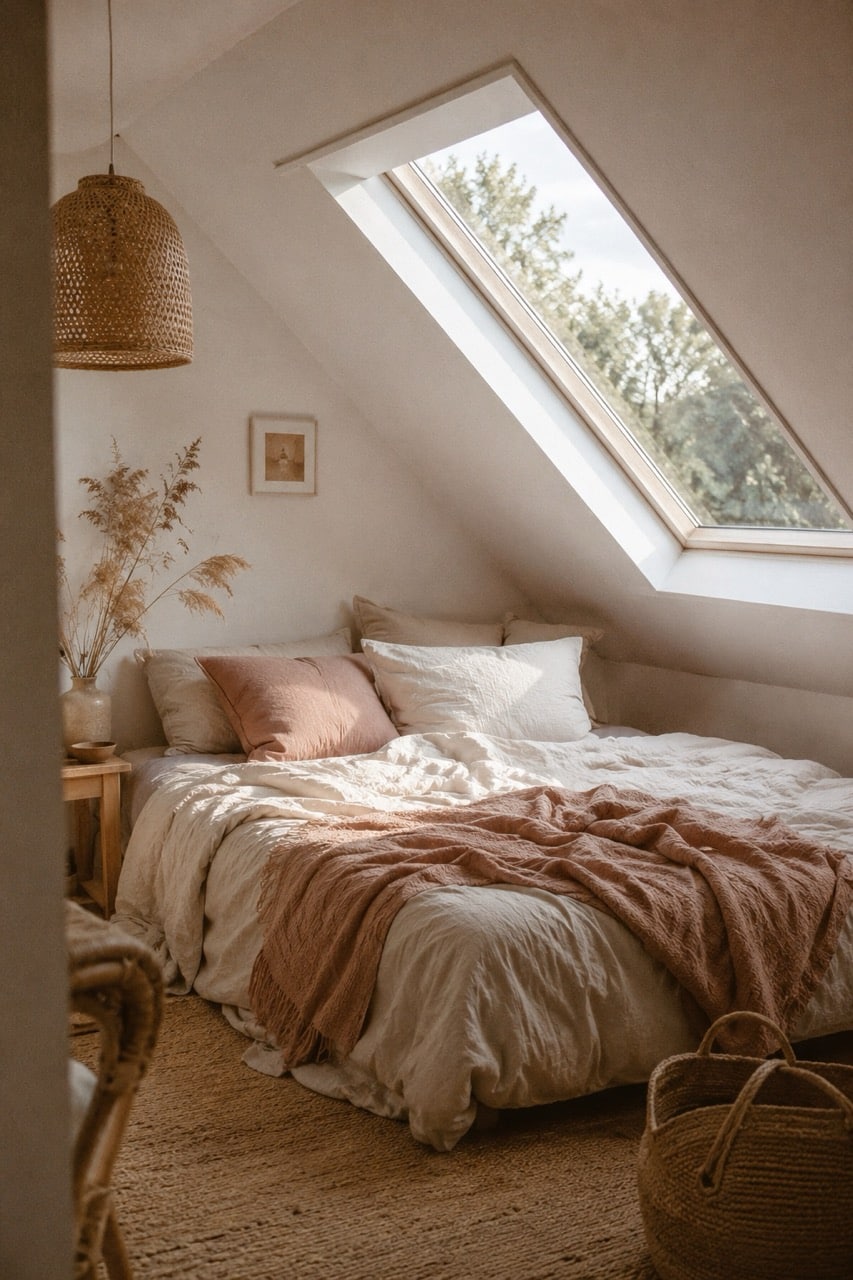 kleines-schlafzimmer-einrichten-dachschraege
