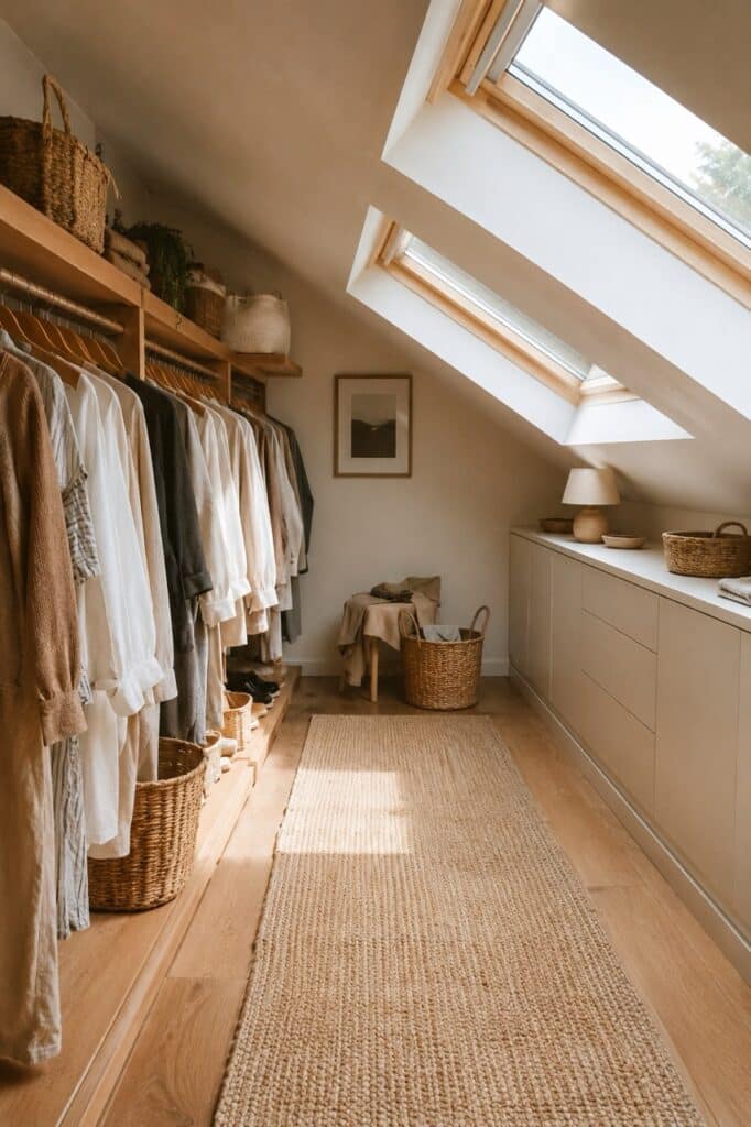 schlafzimmer-dachschraege-offene-kleiderstange