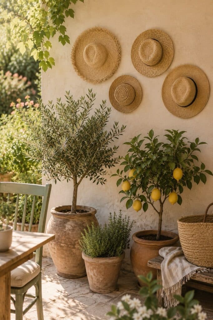 dolce-vita-deko-strohhut-olivenbaum-terrasse